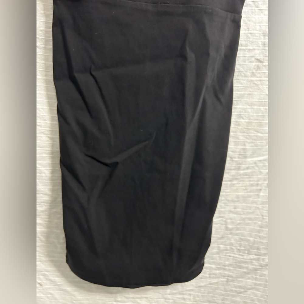 Blashe Hook And Loop Deep Black Bodycon Stretch D… - image 5